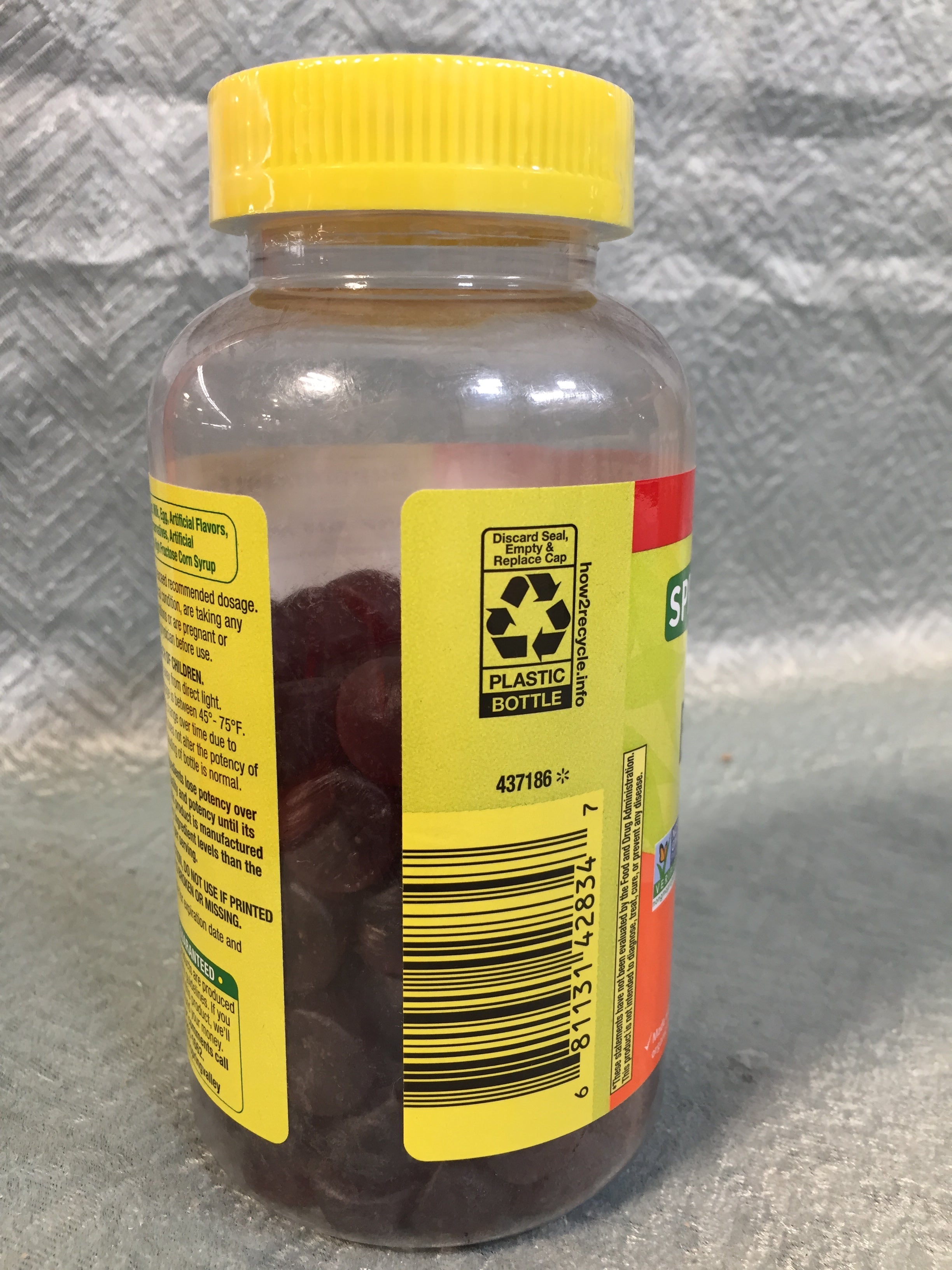 Spring Valley Elderberry Immune Health 120 Vegetarian Gummies (7593012003054)